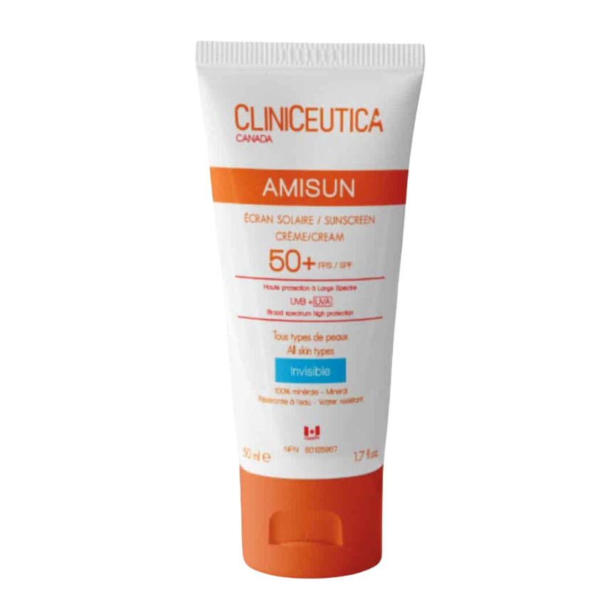 CLINICEUTICA - AMISUN ECRAN SOLAIRE SPF50 INVISIBLE 50 ML