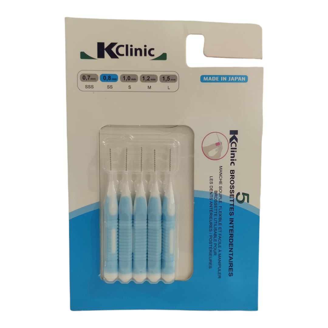 KIN - CLINIC BROSSETTES INTERDENTAIRE 0.8MM 10UNITES