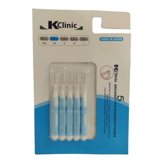 KIN - CLINIC BROSSETTES INTERDENTAIRE 0.8MM 10UNITES