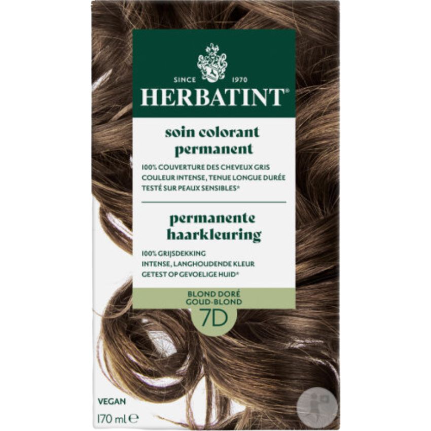 HERBATINT - SOIN COLORANT 7D BLOND DORE 170ML