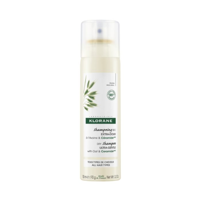 KLORANE - LAIT D'AVOINE SHAMPOOING SEC EXTRA DOUX SPRAY TOUS TYPES DE CHEVEUX 150 ML