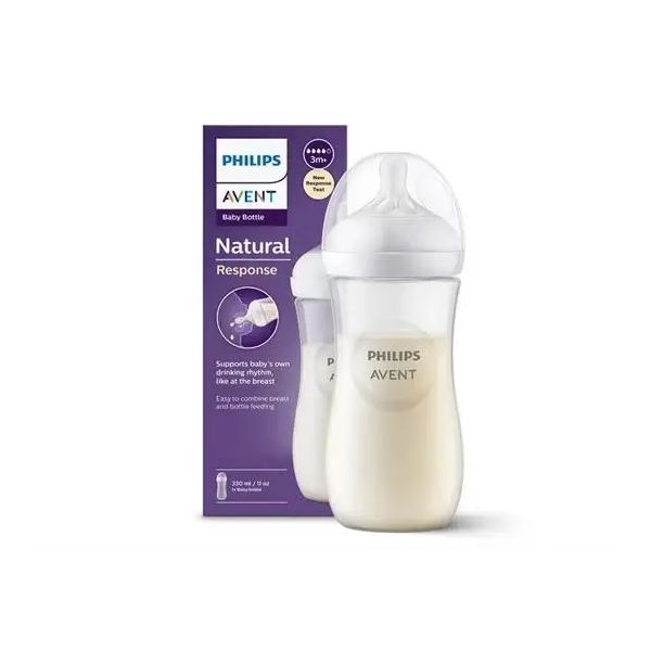 AVENT - BIBERON NATURAL RESPONSE 330ML 3M+ SCY906/01