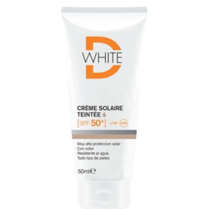 DWHITE - CREME SOLAIRE TEINTEE CLAIRE SPF 50