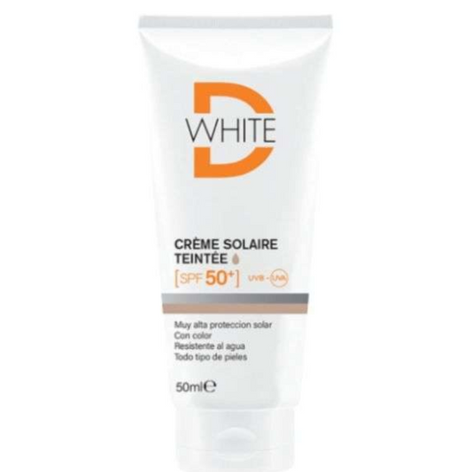 DWHITE - CREME SOLAIRE TEINTEE CLAIRE SPF 50