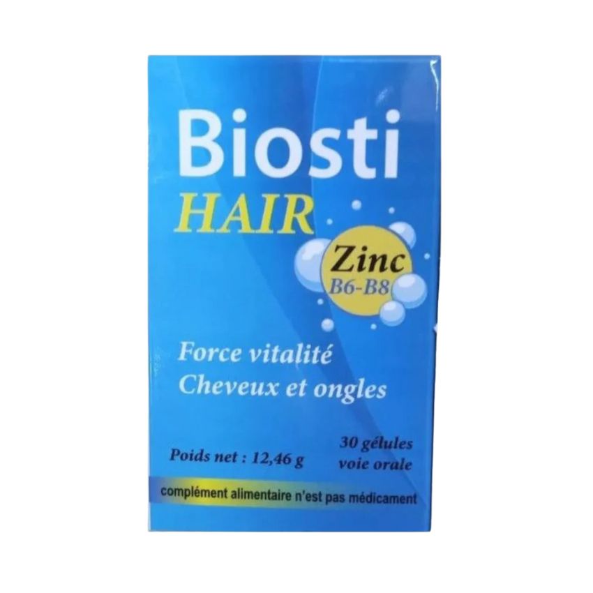 BIOSTI - HAIR ZINC B6-B8 30 GELULES