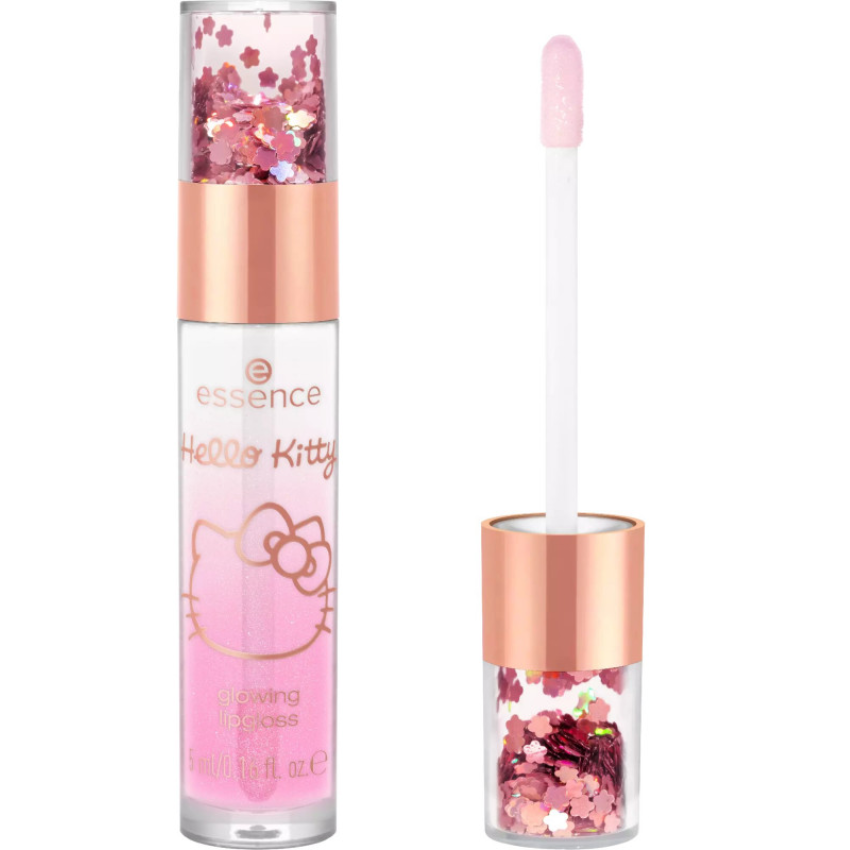 ESSENCE - GLOSS GLOWING HELLO KITTY 01