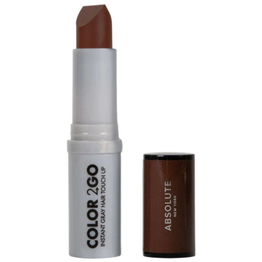 ABSOLUTE - COLOR 2GO INSTANT GRAY HAIR TOUCH-UP STICK DARK BROWN