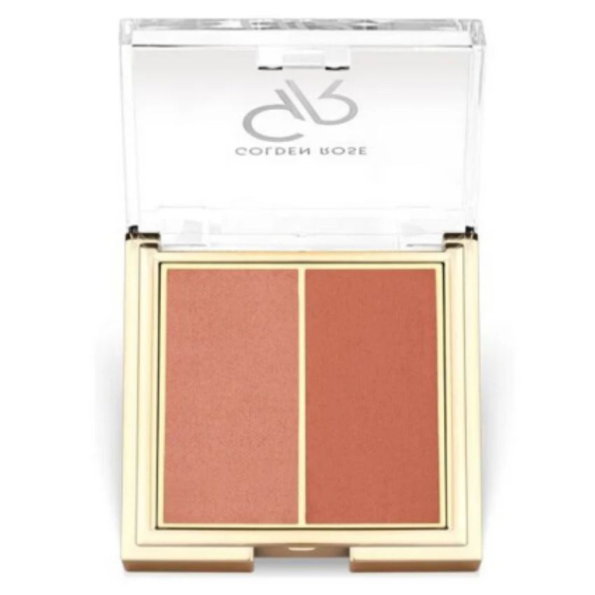 GOLDEN ROSE - ICONIC BLUSH DUO 02 PEACHY CORAL