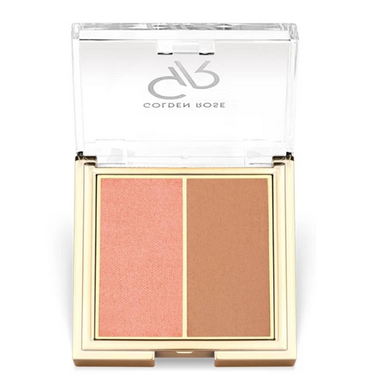 GOLDEN ROSE - ICONIC BLUSH DUO 01 ROSE NUDE