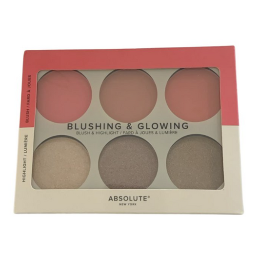 ABSOLUTE NEW YORK - BLUSHING AND GLOWING PALETTE LIGHT