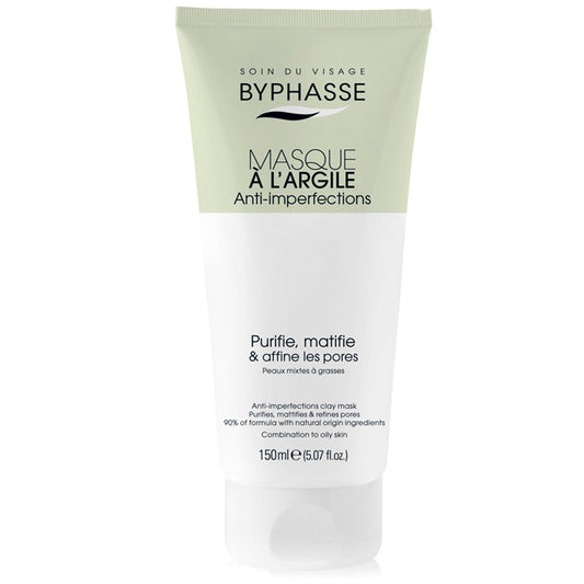 BYPHASSE - MASQUE VISAGE A L'ARGILE ANTI-IMPERFECTIONS BYPHASSE 150ML