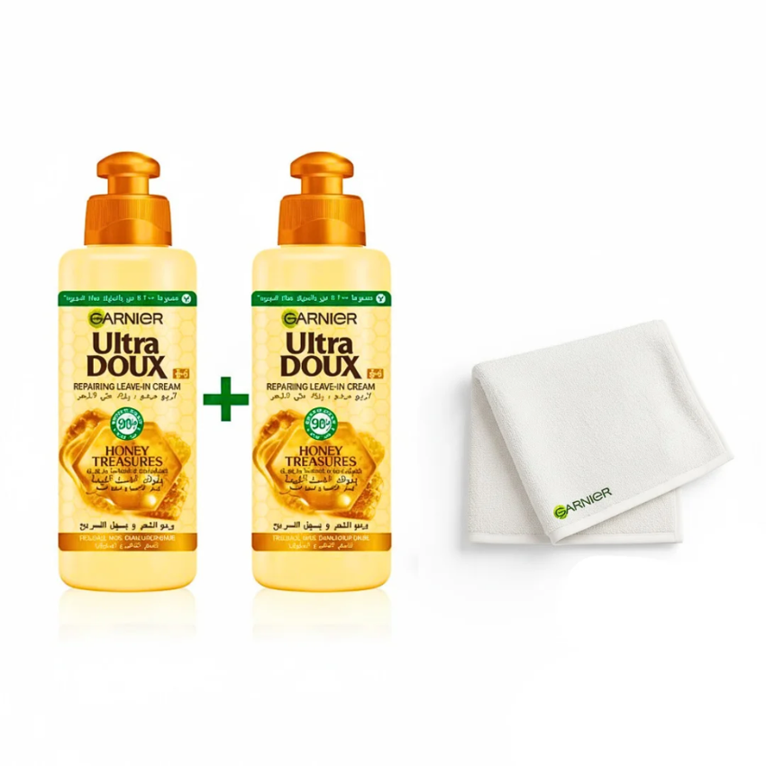 GARNIER - ULTRA DOUX HONEY SERUM = SERVIETTE MICRO FIBRE