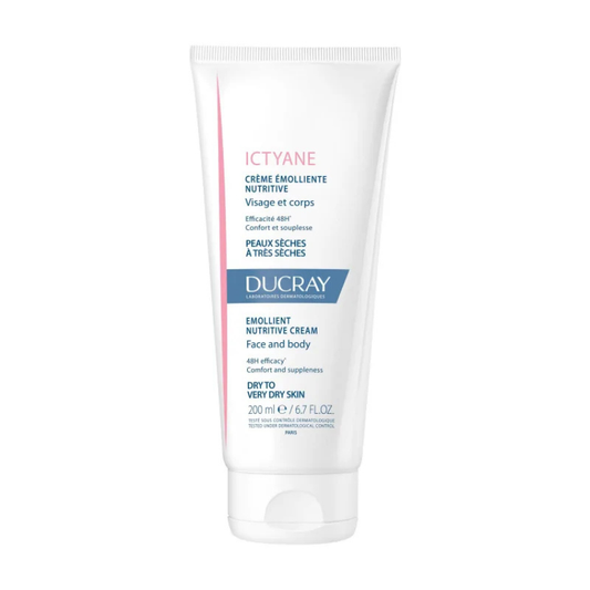 DUCRAY - ICTYANE CRÈME ÉMOLLIENTE NUTRITIVE VISAGE ET CORPS 200 ML