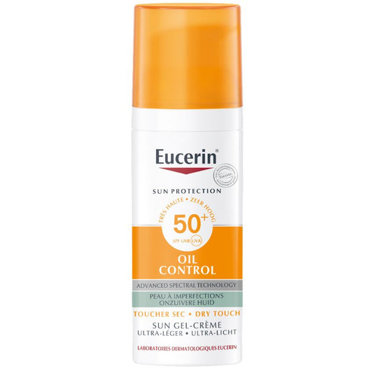 EUCERIN - SUN OIL CONTROL GEL-CREME TOUCHER SEC VISAGE SPF50
