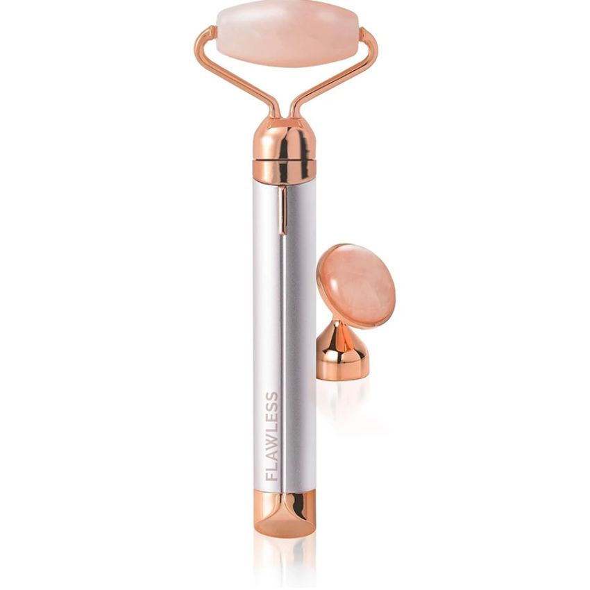 FLAWLESS - ROULEAU ET MASSEUR SOIN DU VISAGE VIBRANT AUX CONTOURS IMPECCABLES