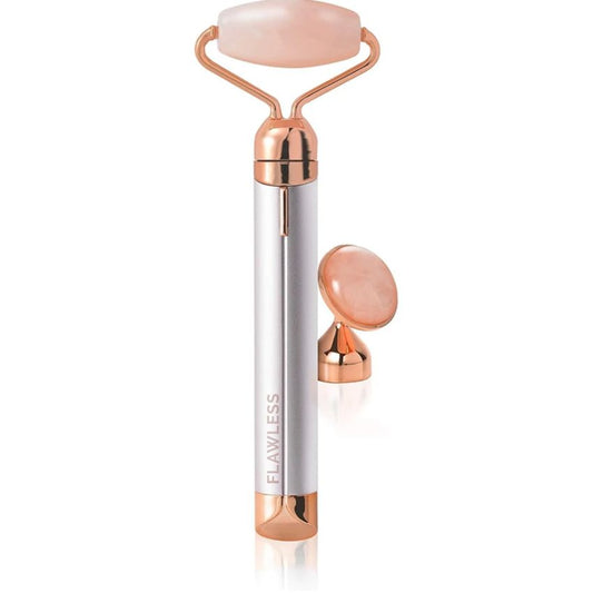 FLAWLESS - ROULEAU ET MASSEUR SOIN DU VISAGE VIBRANT AUX CONTOURS IMPECCABLES