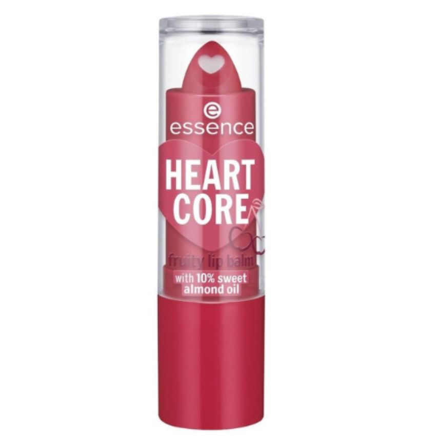 ESSENCE - BAUME A LEVRES FRUITE HEART CORE-01 CRAZY CHERRY