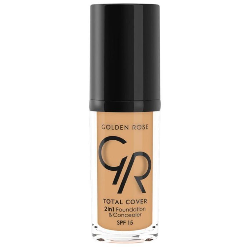 GOLDEN ROSE TOTAL COVER 2IN1FPOUNDATION & CONCEALER 14 HONEY