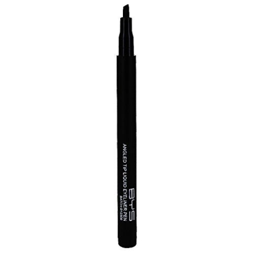 BYS - ANGLED TIP LIQUID BLACK EYELINER PEN BLACK