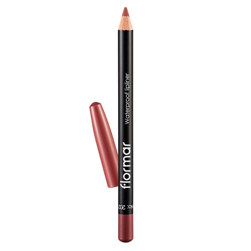 FLORMAR - WATERPROOF LIPLINER-202Soft pink brown