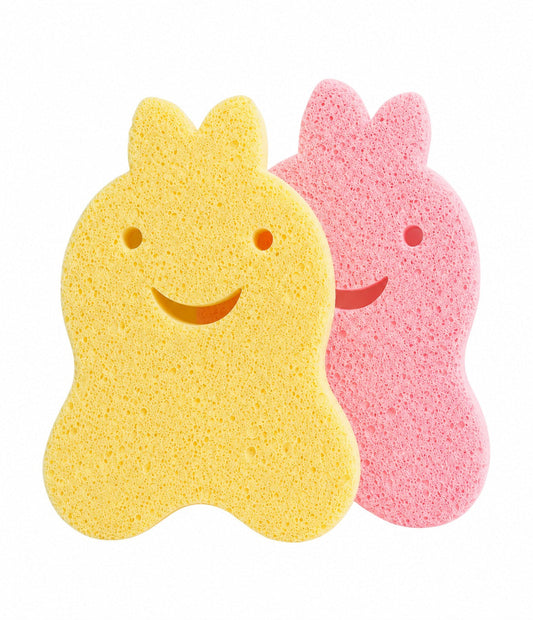 GOODA - EPONGES BAIN FANTOME ROSE/JAUNE