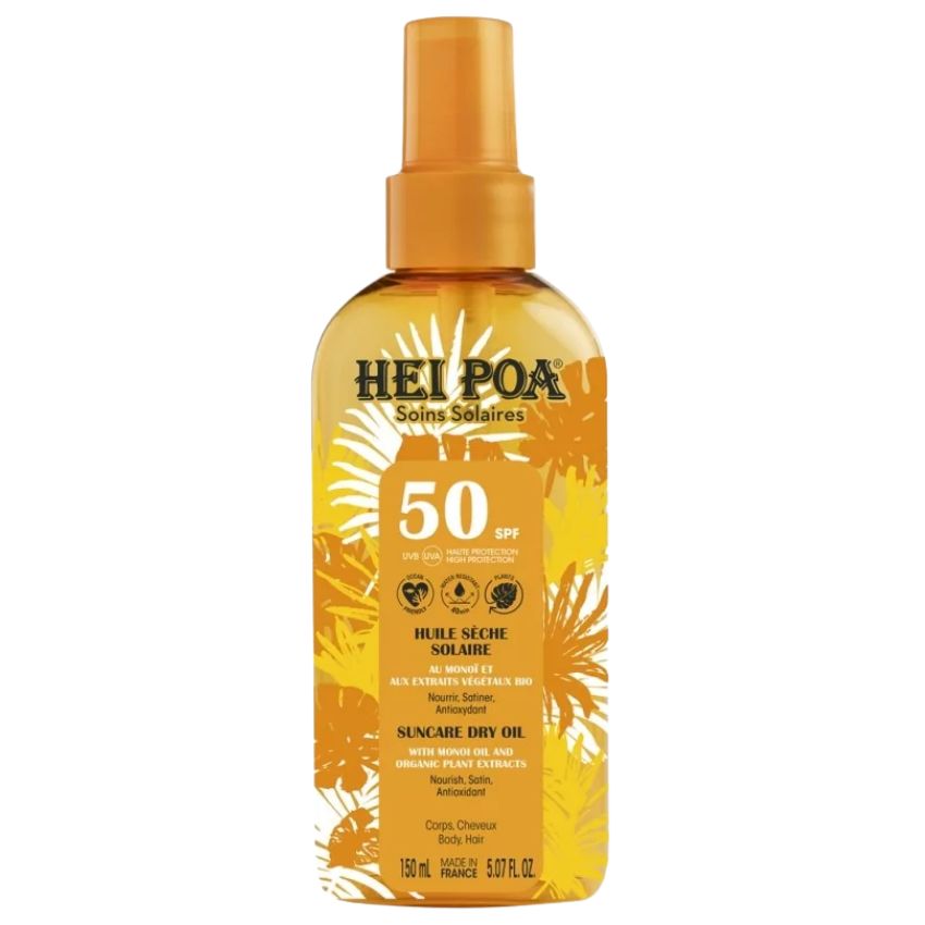 HEI POA - HUILE SOLAIRE MONOI SPF50+