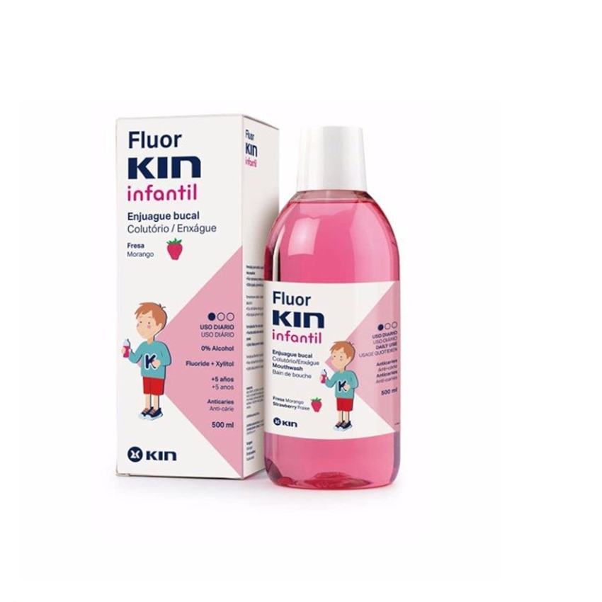 KIN - FLUORKIN BAIN DE BOUCHE ENFANTS 500ML
