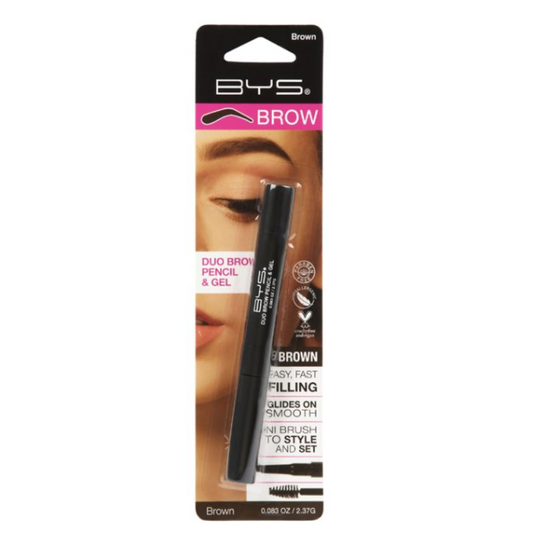 BYS - DUO BROW PENCIL ET GEL BROWN