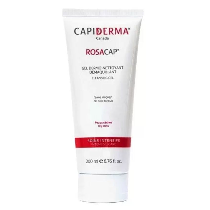 CAPIDERMA - ROSACAP GEL DERMO-NETTOYANT DEMAQUILLANT ANTI-ROUGEURS 200ML