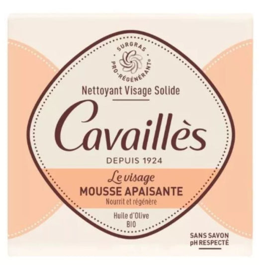CAVAILLES - MOUSSE APAISANTE NETTOYANT VISAGE SOLIDE