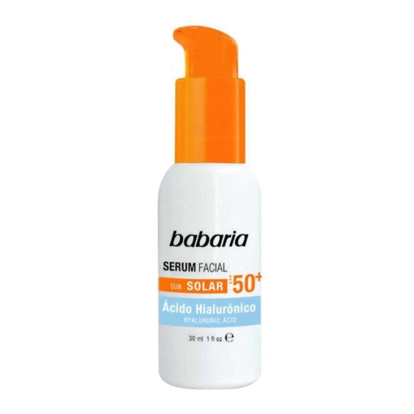 BABARIA - SERUM VISAGE A L'ACID HYALURONIC SPF50 30ML