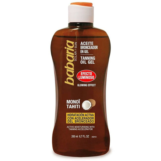 BABARIA - MONOI TAHITI TANNING OIL GEL 200ML