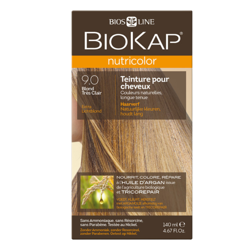 BIOKAP – NUTRICOLOR 9.0 BLOND TRES CLAIR