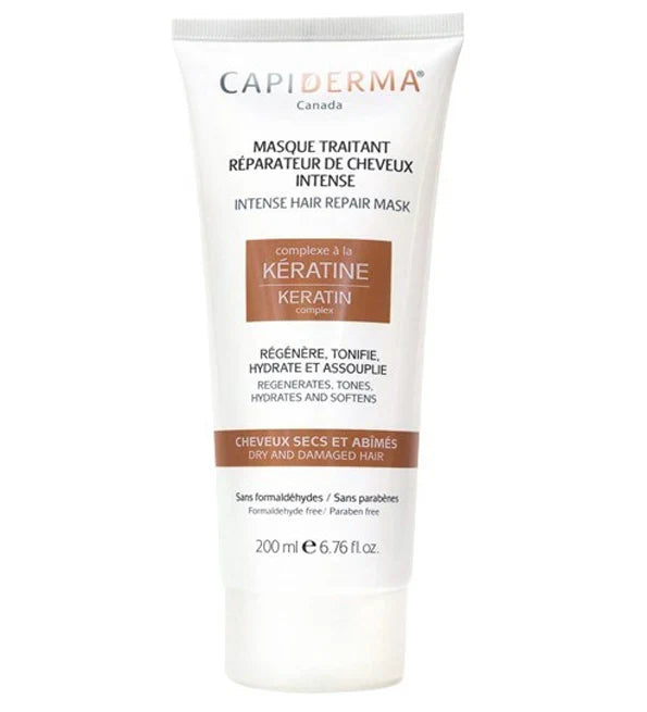 CAPIDERMA - MASQUE TRAITANT REPARATEUR DE CHEVEUX INTENSE 200ML