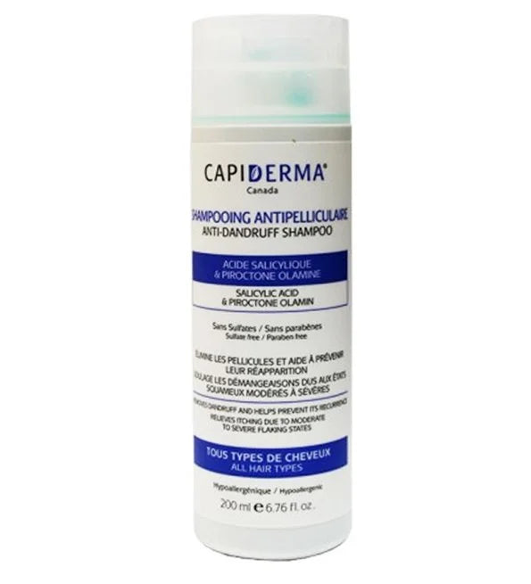 CAPIDERMA - SHAMPOOING ANTIPELLICULAIRE 200ML