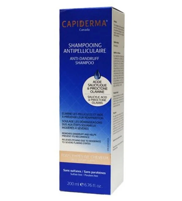CAPIDERMA - SHAMPOOING ANTIPELLICULAIRE 200ML