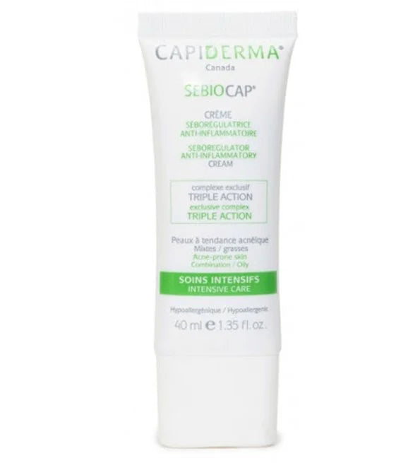 CAPIDERMA - SEBIOCAP CREME SEBOREGULATRICE MATIFIANTE 40ML