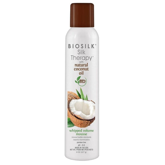 BIOSILK - SILK THERAPY WITH NATURAL COCONUT OIL WHIPPED VOLUME MOUSSE 227G