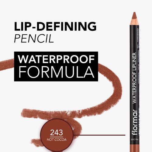 FLORMAR - WATERPROOF LIPLINER HOT COCOA 243