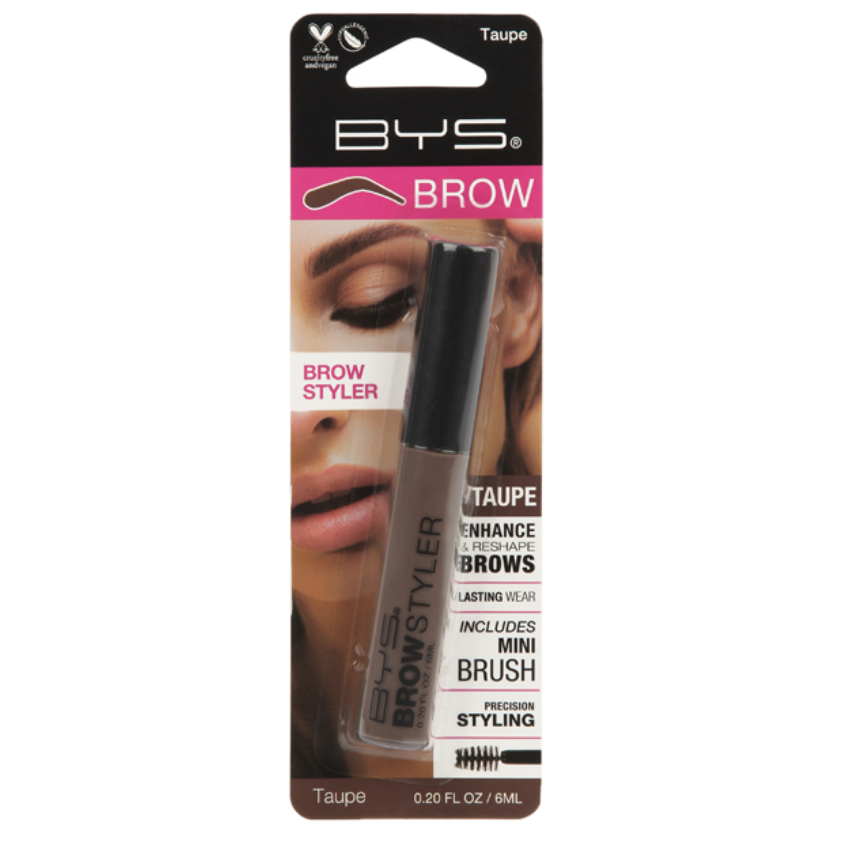 BYS BROW STYLER WITH MICRO BRUSH IN DARK BROWN