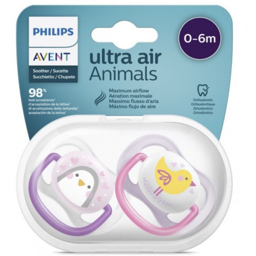 AVENT - ULTRA AIR ANIMALS GIRL 0-6 MOIS SCF080/06
