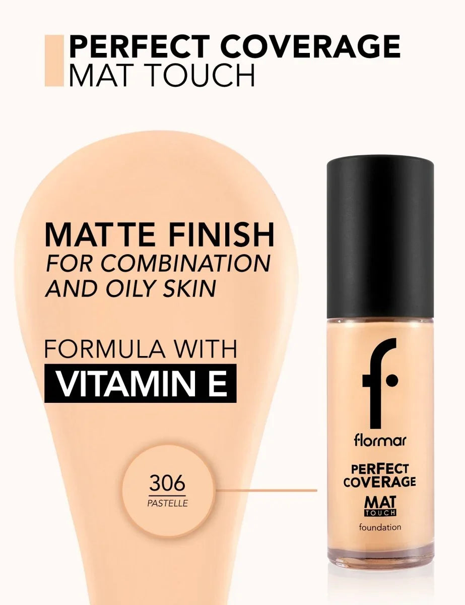 FLORMAR - PF COV MAT TCH FDT-306 PASTELLE NP