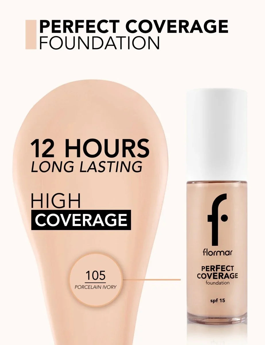 FLORMAR - PF COV FDT-105 PRCLN IVORY NP