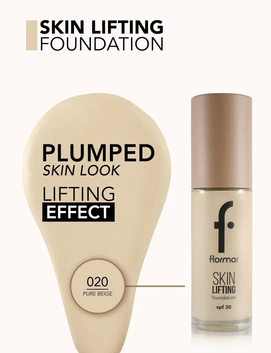 FLORMAR - FOND DE TEINT SKIN LIFTING 020 PURE BEIGE