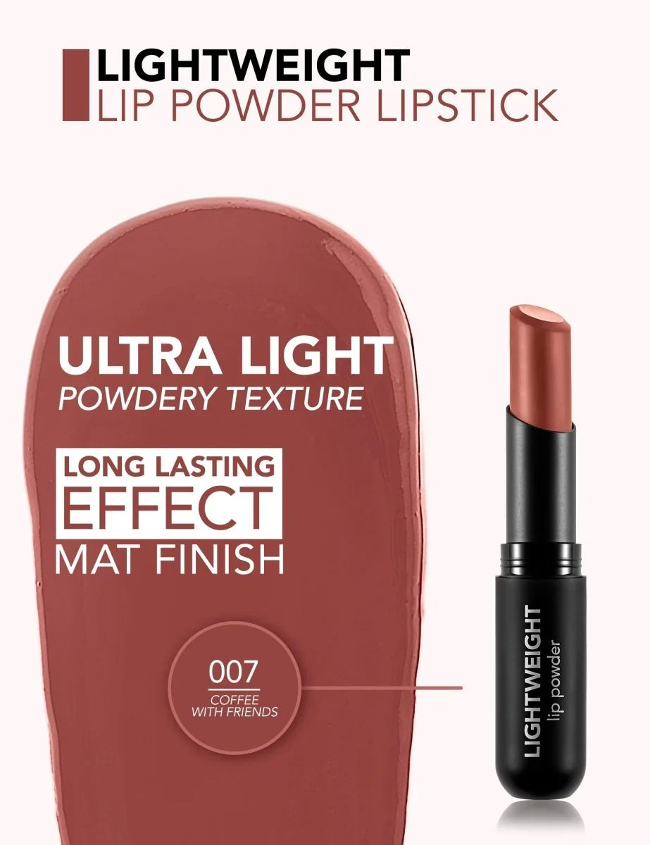 FLORMAR - LIGHTW. LIP PW SLS 007 COFFEE WTH FRNDS