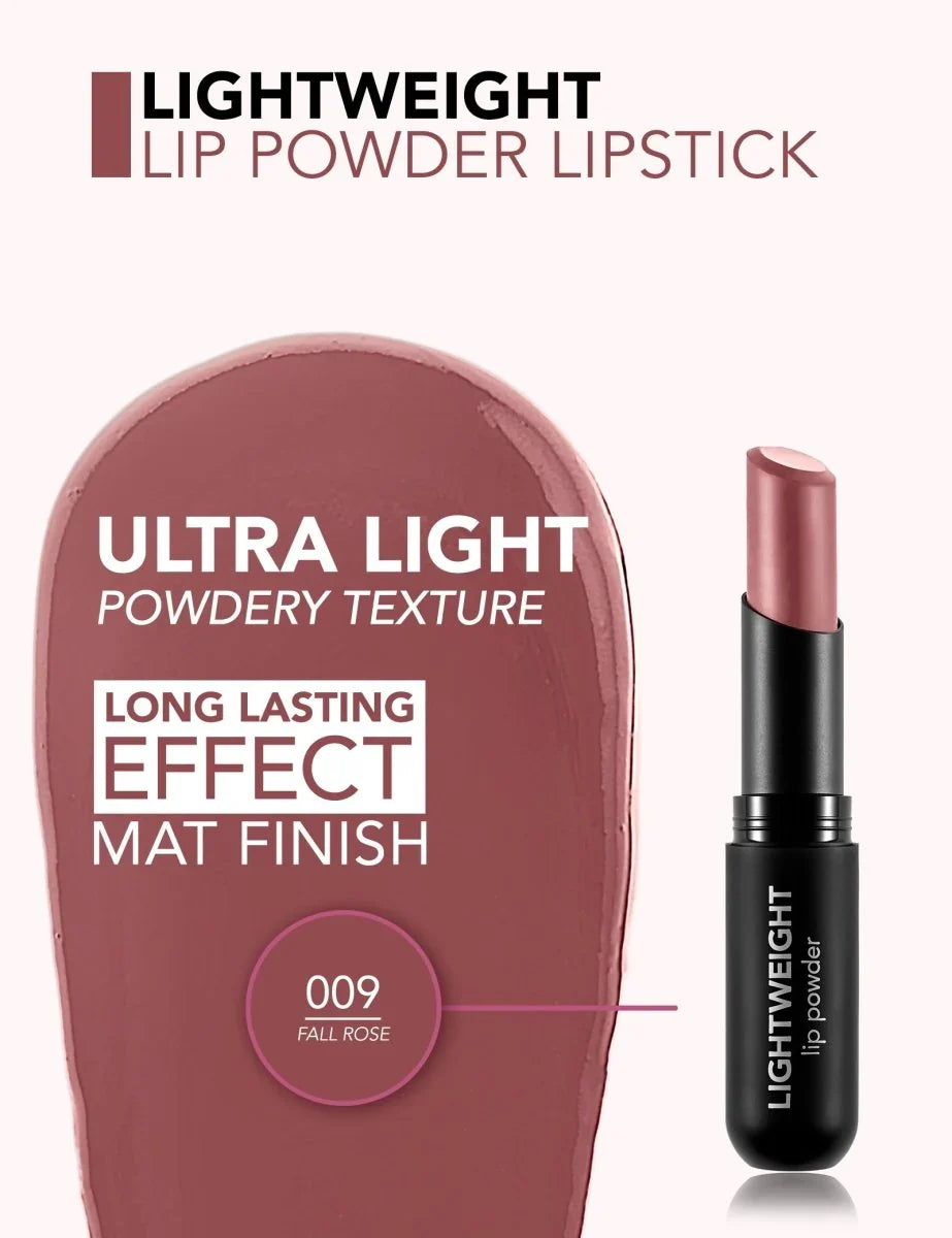 FLORMAR - LIGHTW. LIP PW SLS 009 FALL ROSE