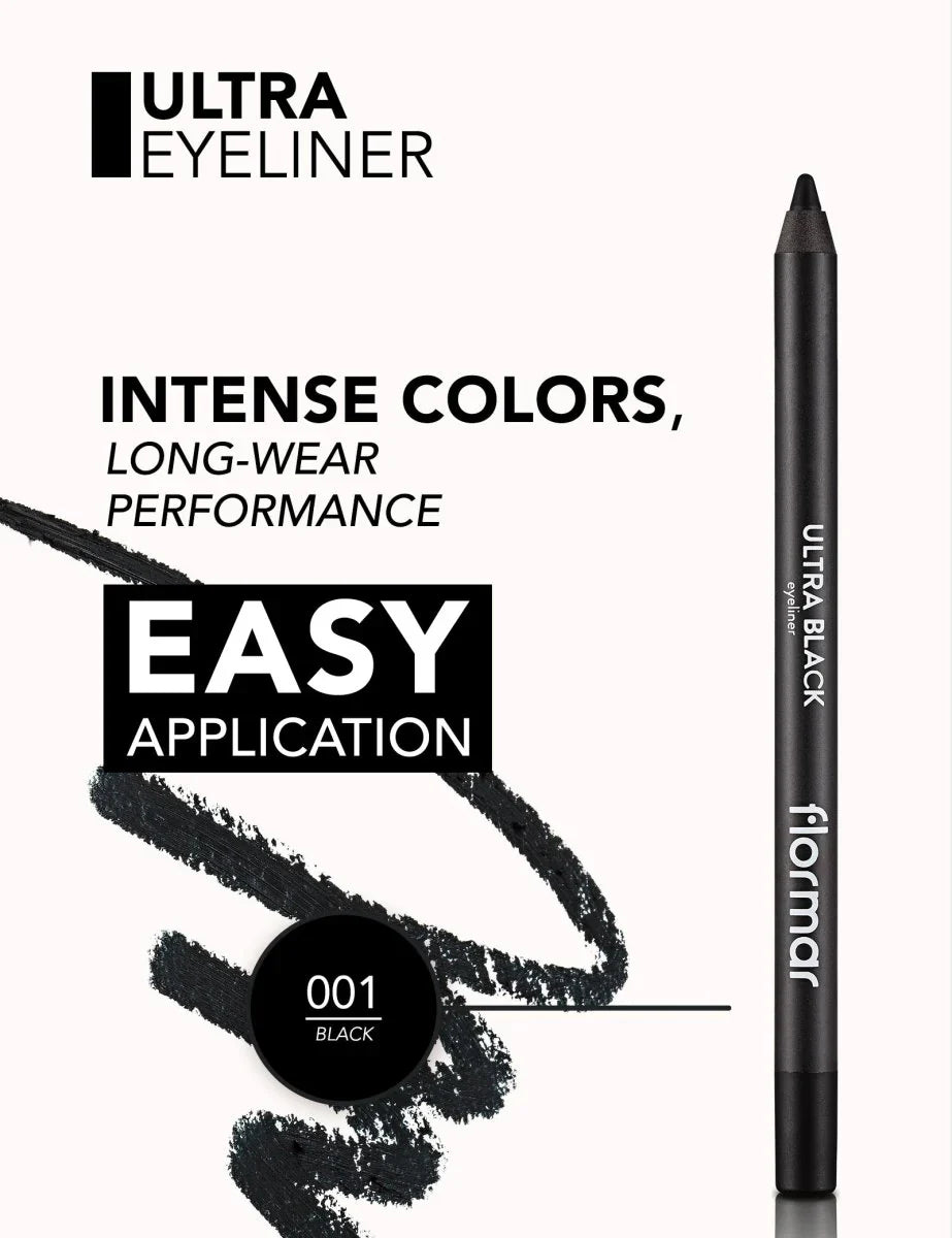 FLORMAR - ULTRA EYELINER JET BLACK