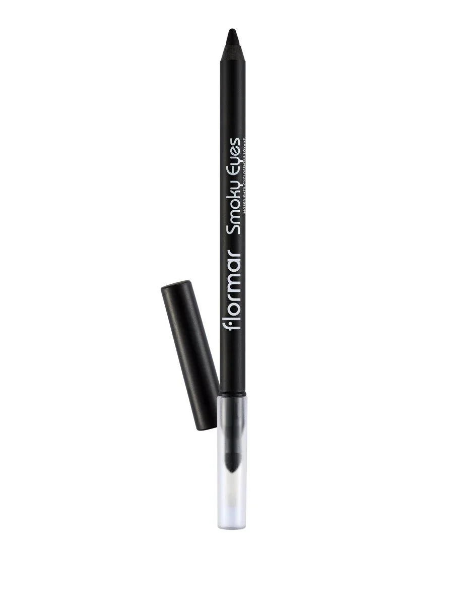 FLORMAR - SMOKEY EYES CARBON BLACK WATERPROOF EYELINER 001