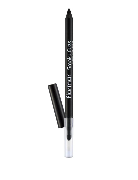 FLORMAR - SMOKEY EYES CARBON BLACK WATERPROOF EYELINER 001