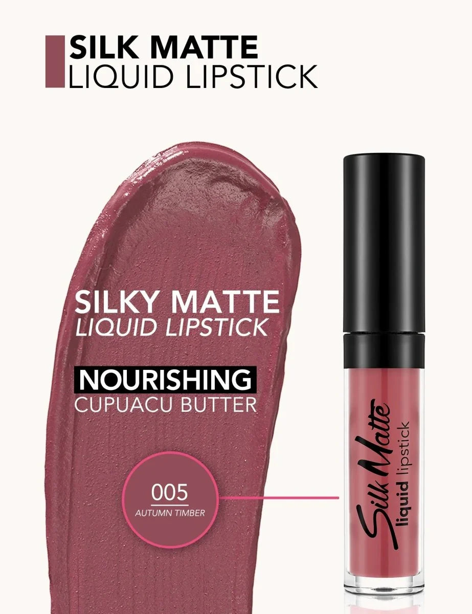 FLORMAR - SILK MATTE LIQUID LIPSTICK - AUTUMN TIMBER 005